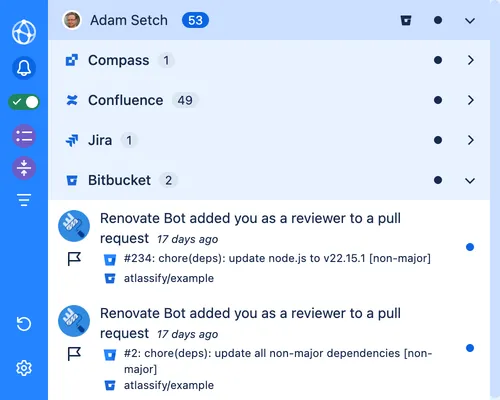 Atlassify - Notifications